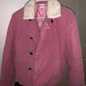 Pink corduroy jacket